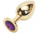 Анальные игрушки золотистый