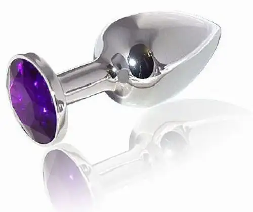 Анальная пробка SWAROVSKI PURPLE L photo 1