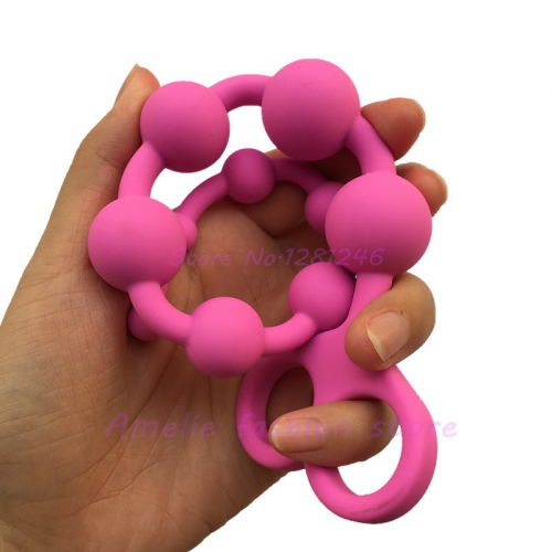 Мягкие Силиконовые Анальные Шарики  photo 1