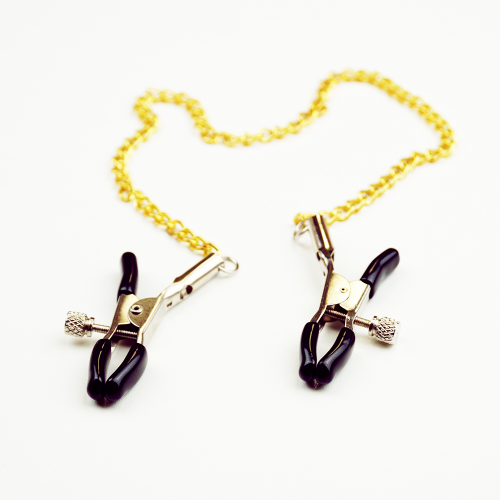 Зажимы для сосков с цепочкой и резиновыми насадками photo 1