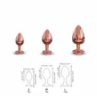Металлическая анальная пробка с украшением в виде кристалла Dorcel - Diamond Plug S photo 7