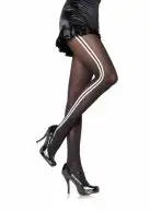 Колготки с лампасами LEG7111B photo 1