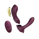 Смарт-вибратор в трусики Zalo - AYA Velvet Purple, насадка и пульт ДУ photo 1