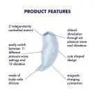 Вакуумный клиторальный стимулятор с вибрацией Satisfyer Seal You Soon photo 6