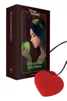 Мини-вибратор «Сердечко» FairyGasm PleasureStone red, 9 режимов, на шнурке photo 1