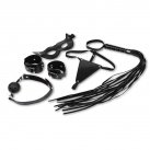 Набор БДСМ: Маска, Кляп, Плеть, Наручники и Трусики photo 1