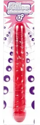 Фаллос двойной CRYSTAL JELLIES JR. DOUBLE DONG PINK photo 3