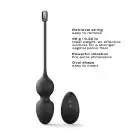 Вагинальные шарики Dorcel LOVE BALLS BLACK, вибрации и движения внутреннего шарика, пульт ДУ photo 4