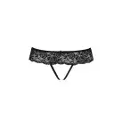 Кружевные стринги с доступом Senia Thong black XXL/XXXL - Passion photo 5