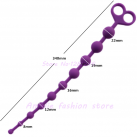 Мягкие силиконовые анальные шарики  photo 3