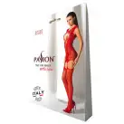 Ажурный бодистокинг с чулками Passion BS082 white photo 5