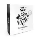 Набор Art of Sex - Spikes BDSM Set Leather, 10 предметов, натуральная кожа, Черный photo 5