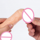 Реалистичный вибратор из силикона, цвет телесный photo 6