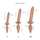 Анальная пробка с дилдо 2в1 Strap-On-Me SWITCH PLUG-IN REALISTIC DILDO Caramel S, диаметр 3,3/2,9 см photo 4