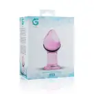 Розовая анальная пробка из стекла Gildo Pink Glass Buttplug No. 27 photo 4