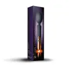 Вибромассажер Rocks Off Oriel Black, водонепроницаемый, гибкая головка, мощный, LED подсветка photo 5