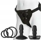 Страпон Doc Johnson Vac-U-Lock - Dual Density Starter Set - Vanilla photo 4