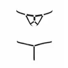 Трусики стринги из стреп ARMANDA THONG black XXL/XXXL - Passion Exclusive photo 5