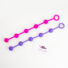 Силиконовые анальные бусы для начинающих, 25,5смХ1,8см photo 2